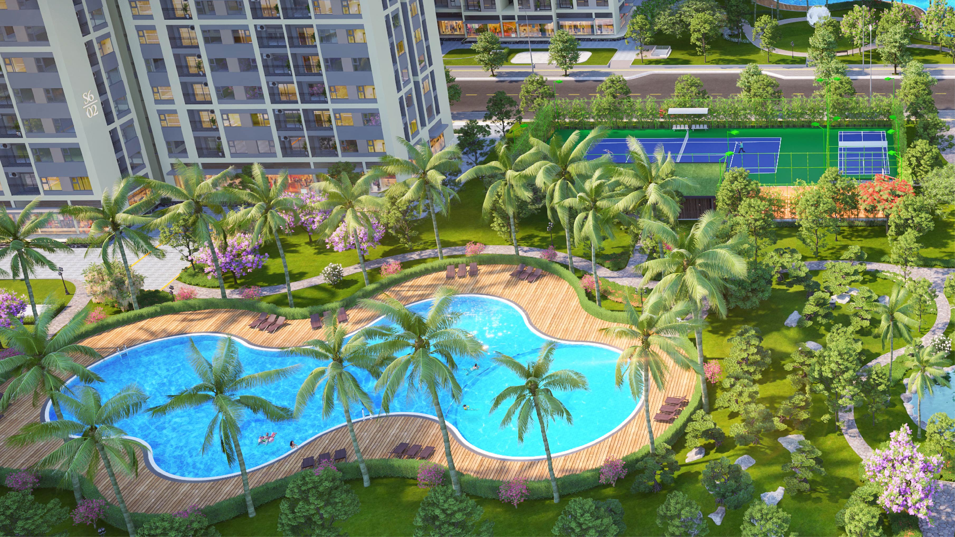 HỒ BƠI PHONG CÁCH RESORT - ảnh 3
